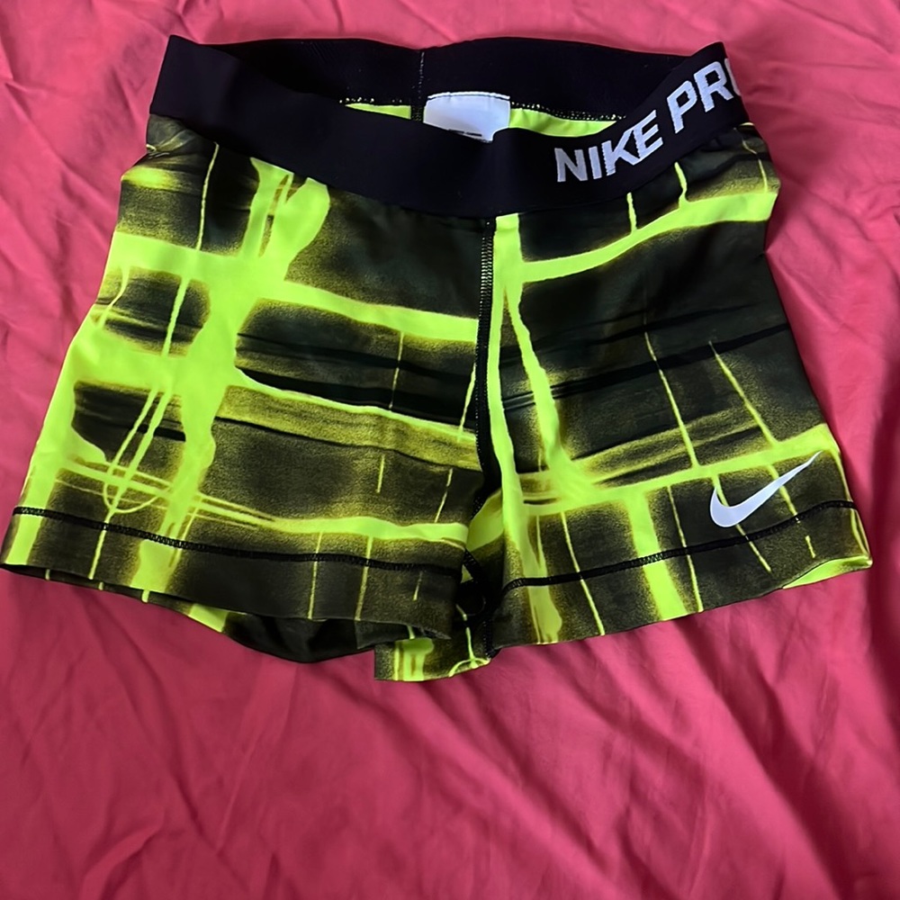 Yellow and Black Nike Spandex